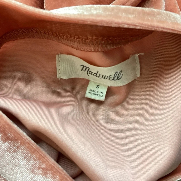 Madewell Crushed Velvet Top Size Small - Picture 3 of 4